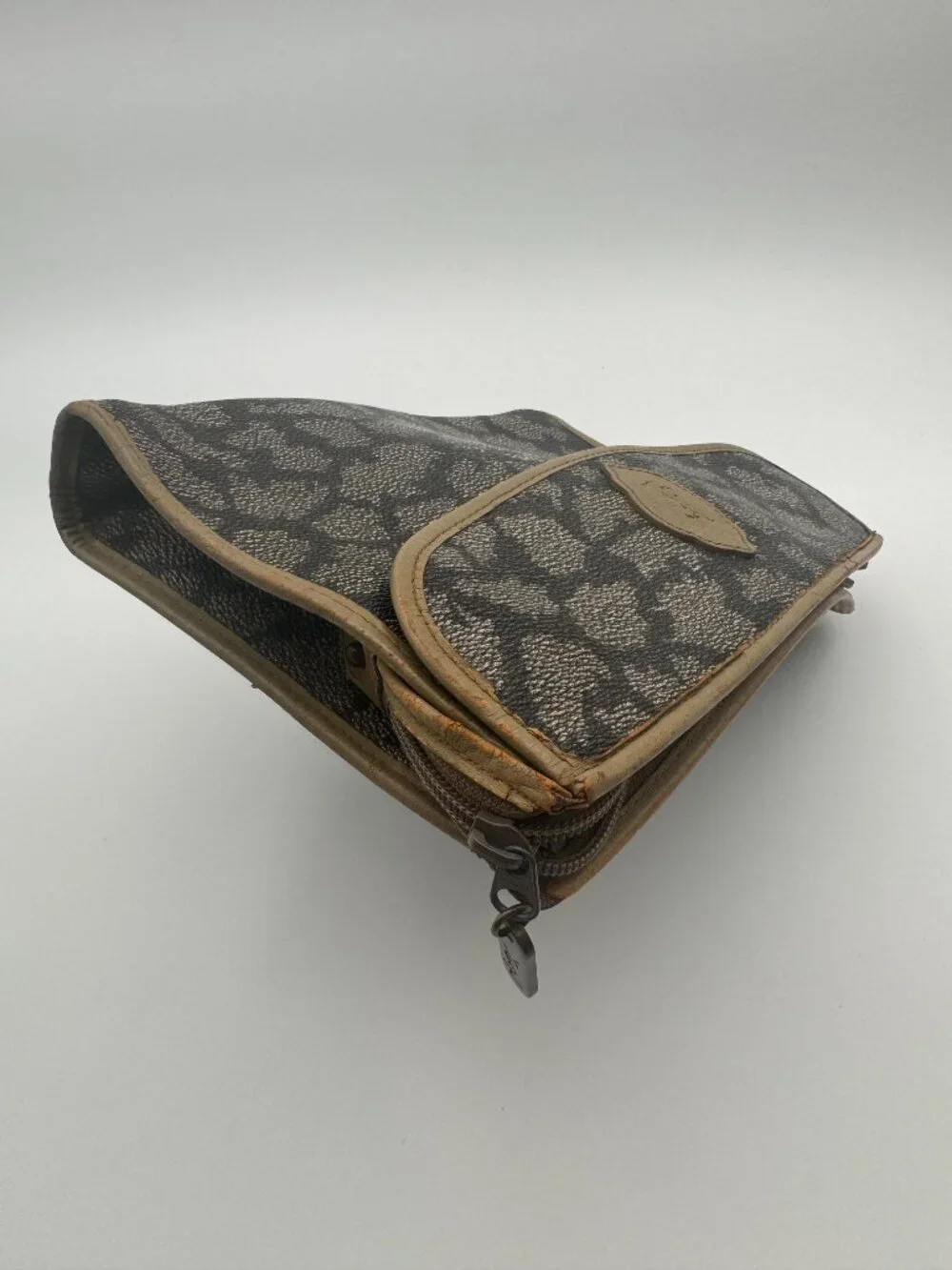 YSL Large Zipper Clutch